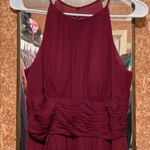 Azazie Cabernet bridesmaid dress